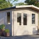 Power 10x12 Chalet Garden Building 28mm Door Left