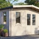 Power 10x14 Chalet Garden Building 28mm Door Right