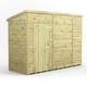 Power 10x4 Premium Pent Windowless Wooden Shed