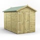 Power 10x6 Premium Apex Windowless Wooden Shed Double Doors