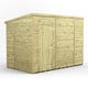 Power 10x6 Premium Pent Windowless Wooden Shed