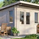 Power 12x10 Pent Garden Building 28mm Door Left