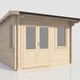 Power 12x12 28mm Apex Garden Building Left Doors
