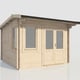 Power 12x12 28mm Apex Garden Building Right Doors