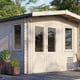 Power 12x12 Chalet Garden Building 28mm Door Left