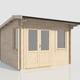 Power 12x14 28mm Apex Garden Building Left Doors