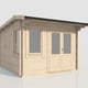 Power 12x14 28mm Apex Garden Building Right Doors