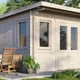 Power 12x14 Pent Garden Building 28mm Door Right