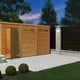 Power 12x6 Pent Security Shed