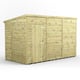 Power 12x6 Premium Pent Windowless Wooden Shed