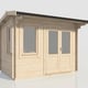 Power 12x8 28mm Apex Garden Building Right Doors