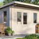 Power 14x10 Pent Garden Building 28mm Door Left