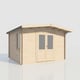 Power 14x12 Chalet Log Cabin 28mm