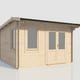 Power 14x14 28mm Apex Garden Building Right Doors