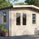 Power 14x14 Chalet Garden Building 28mm Door Left
