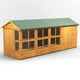 Power 18x6 Apex Potting Shed 6ft Combi