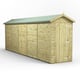 Power 20x4 Premium Apex Windowless Wooden Shed