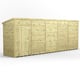 Power 20x4 Premium Pent Windowless Wooden Shed