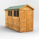 Power 10x4 Overlap Apex Wooden Shed Double Door
