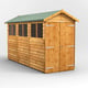 Power 12x4 Overlap Apex Wooden Shed Double Door