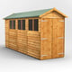 Power 14x4 Overlap Apex Wooden Shed Double Door