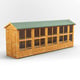 Power 18x4 Apex Potting Shed Double Door