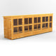 Power 18x4 Pent Potting Shed Double Door