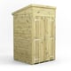 Power 4x4 Premium Pent Windowless Wooden Shed Double Doors