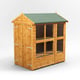 Power 6x4 Apex Potting Shed Double Door