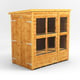 Power 6x4 Pent Potting Shed Double Door