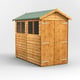 Power 8x4 Overlap Apex Wooden Shed Double Door