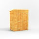 Power 5x3 Pent Tool Shed with Double Door