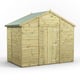Power 6x10 Premium Apex Windowless Wooden Shed