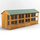 Power 18x6 Apex Potting Shed Double Door
