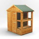 Power 4x6 Apex Potting Shed Double Door