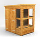 Power 4x6 Pent Potting Shed Double Door