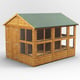 Power 10x8 Apex Potting Shed Double Door