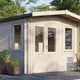 Power 8x12 Chalet Garden Building 28mm Door Left