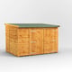 Power 8x5 Pent Bike Shed