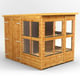 Power 6x8 Pent Potting Shed Double Door