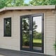 Power Chalet 16x20 Log Cabin Door Right