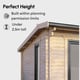Power canopy log cabin 8 Under 2.5m