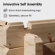 Power canopy log cabin 3 Innovative Self Assembly