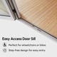 Power canopy log cabin 6 Door Sill