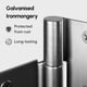Power pent log cabin double garage 4 Ironmongery