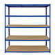 Bulldog 5 Tier Shelving Unit Blue