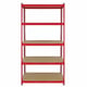 Bulldog 5 Tier Shelving Unit Red