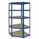Bulldog Corner Racking System in Blue Feet