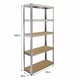 Bulldog 5 Tier Galvanised Shelving Dimensions