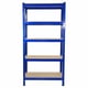 Bulldog 5 Tier Shelving Unit Blue
